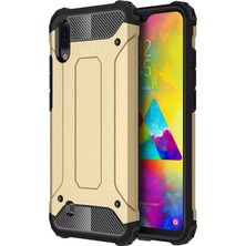 Microsonic Samsung Galaxy M10 Kılıf Rugged Armor Gold