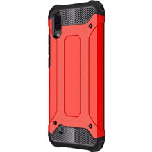 Microsonic Samsung Galaxy M10 Kılıf Rugged Armor Kırmızı