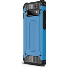 Microsonic Samsung Galaxy S10 Kılıf Rugged Armor Mavi