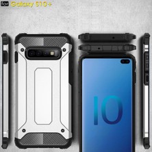 Microsonic Samsung Galaxy S10 Plus Kılıf Rugged Armor Mavi