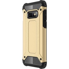 Microsonic Samsung Galaxy S10E Kılıf Rugged Armor Gold