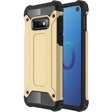 Microsonic Samsung Galaxy S10E Kılıf Rugged Armor Gold