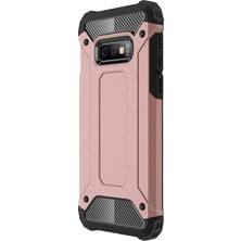 Microsonic Samsung Galaxy S10E Kılıf Rugged Armor Rose Gold