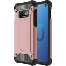 Microsonic Samsung Galaxy S10E Kılıf Rugged Armor Rose Gold