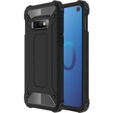 Microsonic Samsung Galaxy S10E Kılıf Rugged Armor Siyah