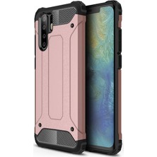 Microsonic Huawei P30 Pro Kılıf Rugged Armor Rose Gold