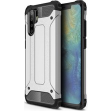 Microsonic Huawei P30 Pro Kılıf Rugged Armor Gümüş