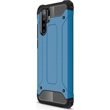 Microsonic Huawei P30 Pro Kılıf Rugged Armor Mavi