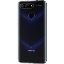 Microsonic Huawei Honor View 20 Kılıf Transparent Soft Beyaz