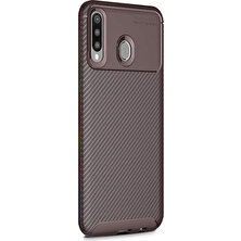 Microsonic Samsung Galaxy M30 Kılıf Legion Series Kahverengi