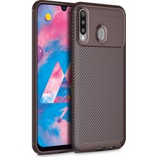 Microsonic Samsung Galaxy M30 Kılıf Legion Series Kahverengi