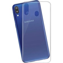 Microsonic Samsung Galaxy M20 Kılıf Transparent Soft Beyaz