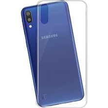 Microsonic Samsung Galaxy M10 Kılıf Transparent Soft Beyaz