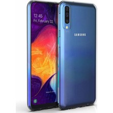 Microsonic Samsung Galaxy A50 Kılıf Transparent Soft Beyaz