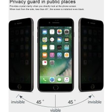 Microsonic Apple iPhone 8 Plus Privacy 5D Gizlilik Filtreli Cam Ekran Koruyucu Siyah