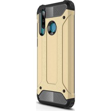 Microsonic Huawei P30 Lite Kılıf Rugged Armor Gold