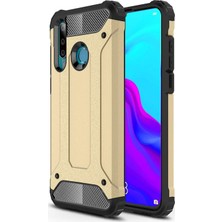 Microsonic Huawei P30 Lite Kılıf Rugged Armor Gold