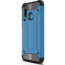 Microsonic Huawei P30 Lite Kılıf Rugged Armor Mavi