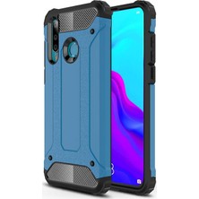 Microsonic Huawei P30 Lite Kılıf Rugged Armor Mavi