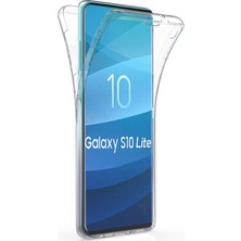 Microsonic Samsung Galaxy S10E Kılıf 6 Tarafı Tam Full Koruma 360 Clear Soft Şeffaf