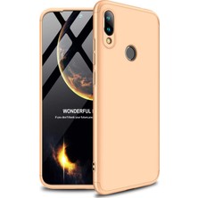 Microsonic Xiaomi Redmi Note 7 Kılıf Double Dip 360 Protective Gold