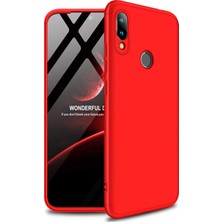 Microsonic Xiaomi Redmi Note 7 Kılıf Double Dip 360 Protective Kırmızı