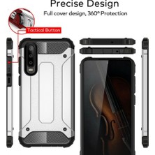 Microsonic Huawei P30 Kılıf Rugged Armor Mavi