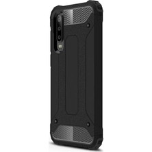 Microsonic Huawei P30 Kılıf Rugged Armor Siyah