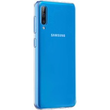 Microsonic Samsung Galaxy A70 Kılıf Transparent Soft Beyaz