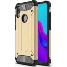 Microsonic Huawei Y6 2019 Kılıf Rugged Armor Gold