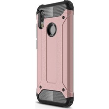 Microsonic Huawei Y6 2019 Kılıf Rugged Armor Rose Gold