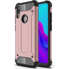 Microsonic Huawei Y6 2019 Kılıf Rugged Armor Rose Gold