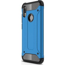 Microsonic Huawei Y6 2019 Kılıf Rugged Armor Mavi