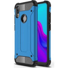 Microsonic Huawei Y6 2019 Kılıf Rugged Armor Mavi