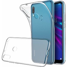 Microsonic Huawei Y6 2019 Kılıf Transparent Soft Beyaz