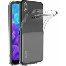 Microsonic Huawei Y5 2019 Kılıf Transparent Soft Beyaz