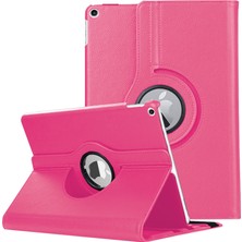 Microsonic Apple iPad Air 3 10.5'' 2019 (A2152-A2123-A2153-A2154) Kılıf 360 Rotating Stand Deri Koyu Pembe