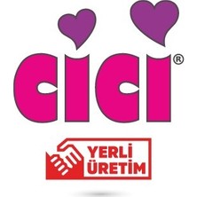 Cici Siyah Puantiyeli Kalp Sticker Etiket 3x3 cm 20li