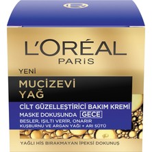 L'Oréal Paris Mucizevi Yağ Cilt Güzelleştirici Gece Bakım Kremi 50 ml