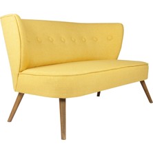 Ze10 Design Bienville Loveseat İkili Kanape Sarı