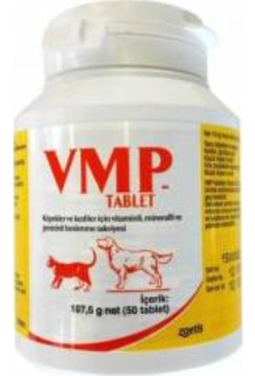 Zoetis Vmp Kedi Ve Köpek İçin Vitamin Tablet 5 Adet (250 Tablet)