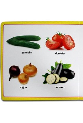 Meyve, Sebze Ve Eşyalar - Karton Kitap