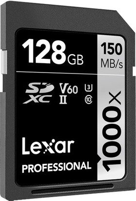 Lexar 128GB Professional 1000X UHS-Iİ SDXC