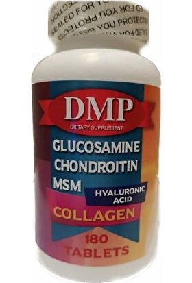 Dmp Glucosamine Chondroitin Msm Hyaluronic Acid Collagen 180 Tablet