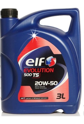Elf Evolution 500 TS 20W-50 3 Litre Motor Yağı ( Üretim Yılı: 2022 )