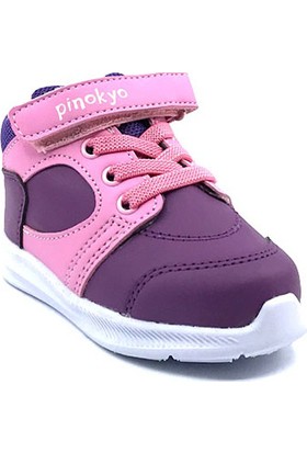 Pinokyo Mor-Pembe Kız Bebe Spor Ayakkabı