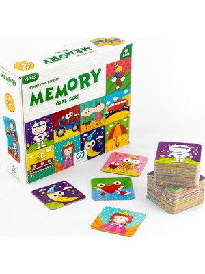 CA Games Ca Memory 48 Parça Eşleştirme Kartları Strateji ve Zeka Geliştirici Eğitici Oyun 5039