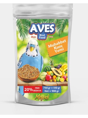 Aves Muhabbet Kuşu Yemi 900 gr