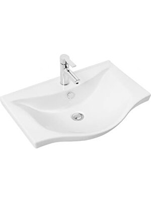 Sanovit Albatros 65 cm Konsollu Lavabo Beyaz