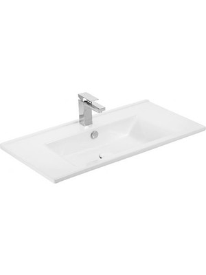 Sanovit Atria 85 cm Konsollu Lavabo Beyaz